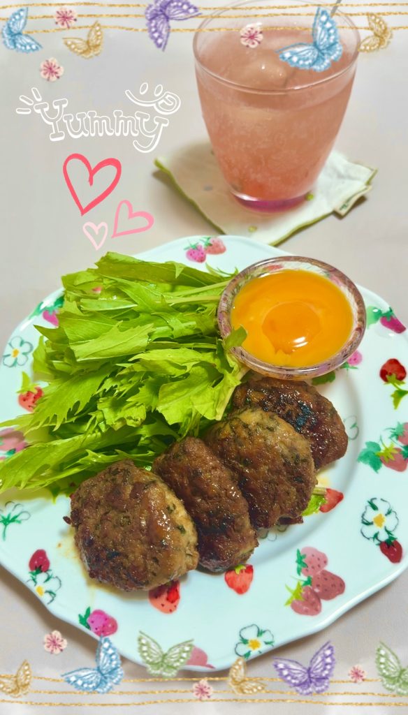 Finished photo of refreshing chicken meatballs
