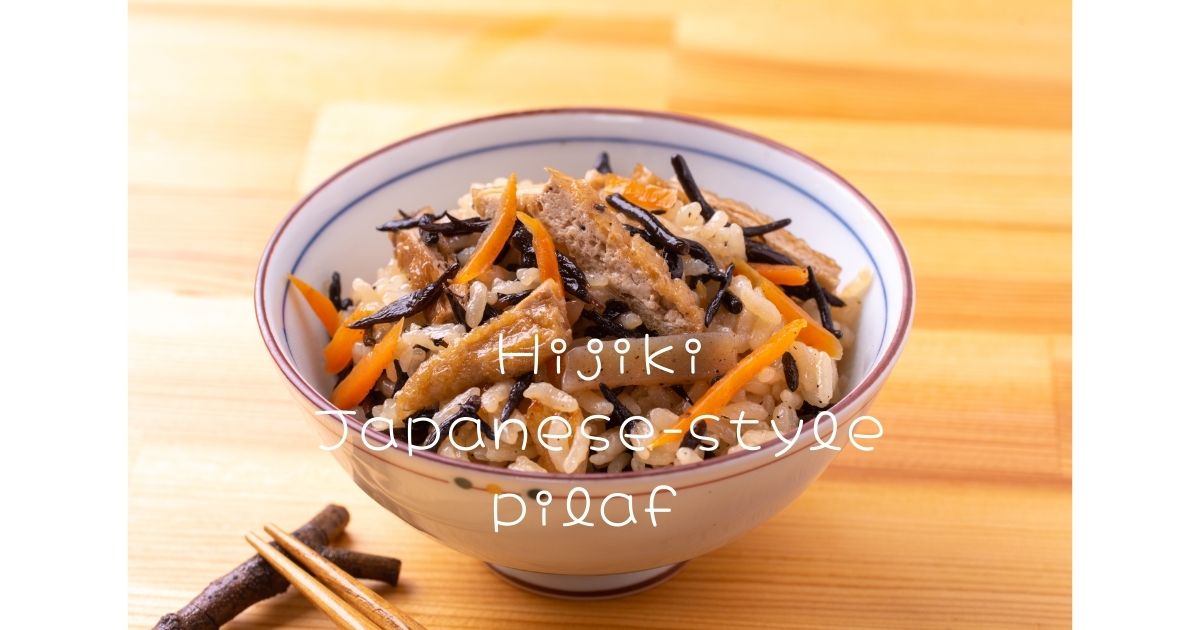 Hijiki Japanese-style pilaf