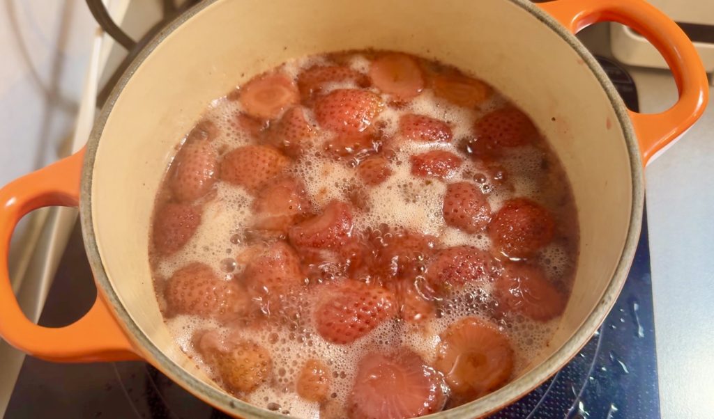 Frozen Strawberry Jelly How to make 3