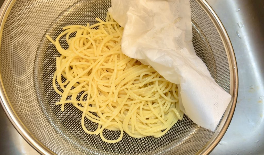 Chilled Scallop Pasta with Shiso and Sesame  How to make5