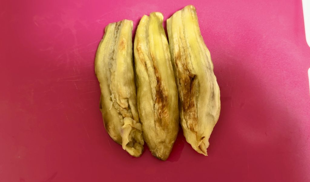 Prosciutto and Eggplant with White Sesame Dressing How to make 3