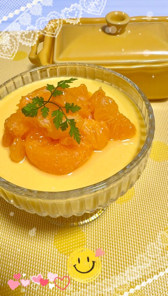 Mandarin Orange Mousse (Easy & Light Dessert) Completed photo2
