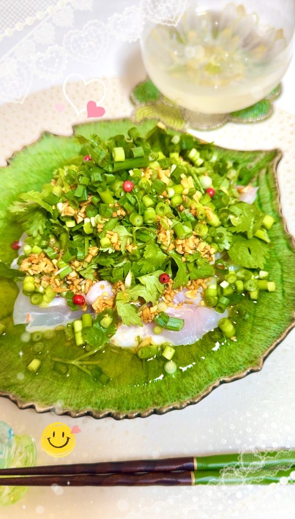 Easy Sashimi Carpaccio with Fresh Herbs Completed photo 2