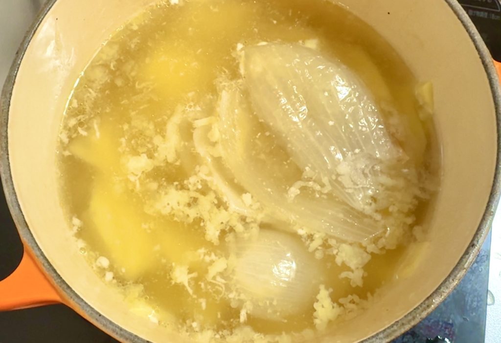 Creamy Vichyssoise Made with Leftover Pot-au-Feu Broth How to make 2