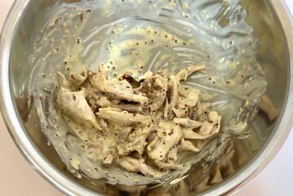 Rosemary Chicken Salad with Honey Mustard Dressing How to make 3
