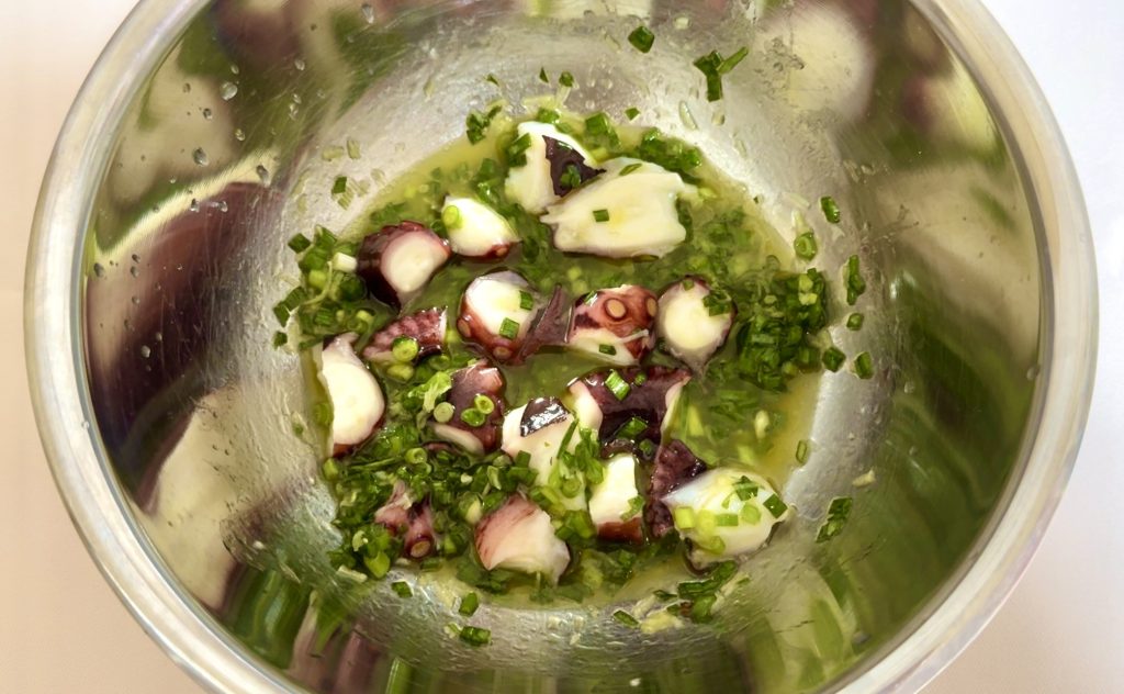 Chilled Octopus Pasta with Rosemary Oil | A Refreshing Summer Recipe How to make2